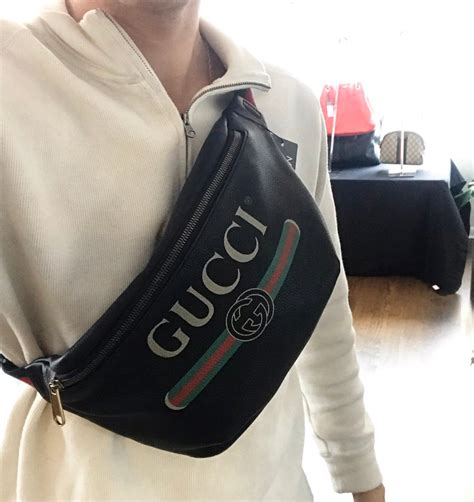 designer fanny pack gucci mens|cool fanny packs for guys.